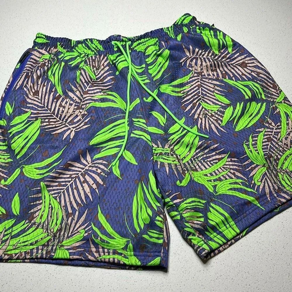 Jordan Jumpman AOP Tropical Palm Print Mesh Basketball Shorts Men’s 2XL CK5634-5